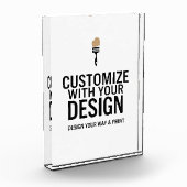 Custom Minimalist Personalized Company Branded  Fotoblokken (Links)