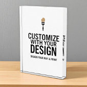 Custom Minimalist Personalized Company Branded  Fotoblokken