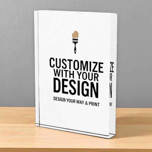 Custom Minimalist Personalized Company Branded  Fotoblokken