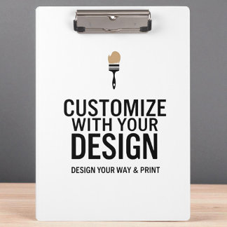 Custom Minimalist Personalized Company Branded  Klembord