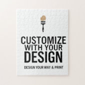 Custom Minimalist Personalized Company Branded Legpuzzel (Verticaal)