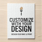 Custom Minimalist Personalized Company Branded Legpuzzel