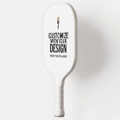 Custom Minimalist Personalized Company Branded Pickleball Paddle (Links)