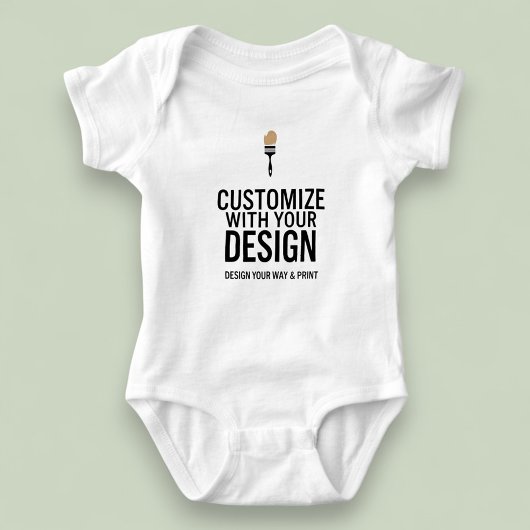 Custom Minimalist Personalized Company Branded Romper