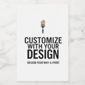 Custom Minimalist Personalized Company Branded  Wijn Etiket (Enkel label)