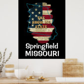 Custom Missouri State Poster (Keuken)