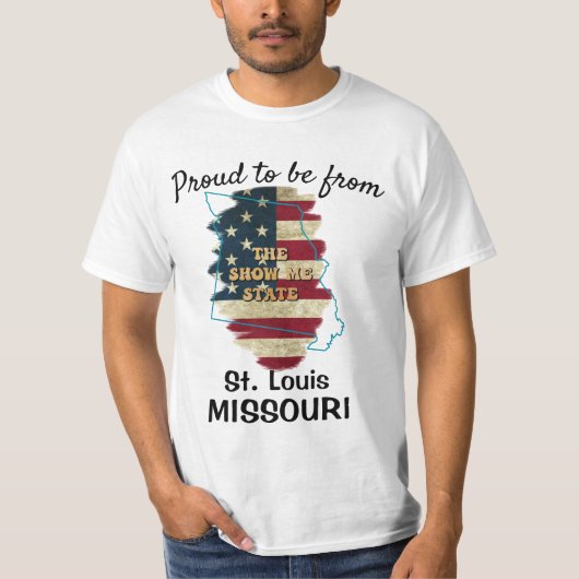 Custom Missouri State T-Shirt (Voorkant)