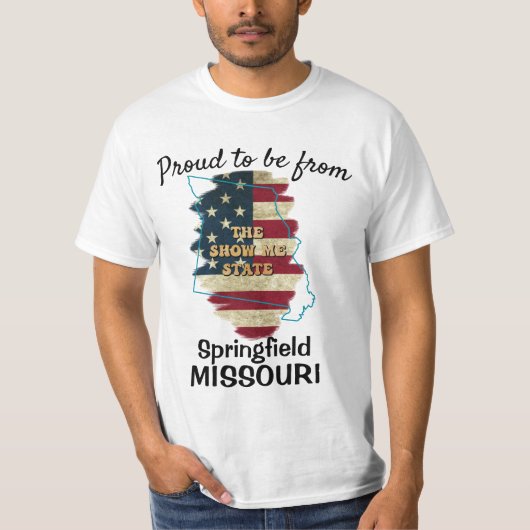 Custom Missouri State T-Shirt (Voorkant)