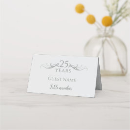 Custom Modern 25th Wedding Jubileum Party