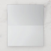 Custom Modern 25th Wedding Jubileum Party (Binnenkant ongevouwen)