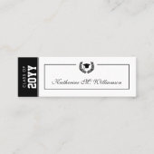 Custom Modern Afstuderen naam Kaart Inserts Contactkaartje (Voorkant)