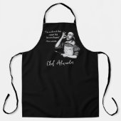 Custom Modern Chef Grappig Shakespeare Quote Schort (Voorkant)
