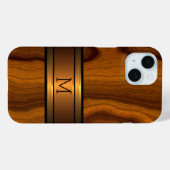 Custom Modern Cool Trendy Wood Grain Pattern Case-Mate iPhone Case (Achterkant (horizontaal))