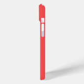 Custom Modern Coral Minimalist Case-Mate iPhone Case (Achterkant / Links)