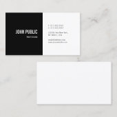 Custom Modern Elegant Minimalist Professional Visitekaartje (Voorkant / Achterkant)