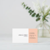 Custom Modern Elegant Minimalist Professional Visitekaartje (Staand voorkant)