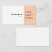Custom Modern Elegant Minimalist Professional Visitekaartje (Voorkant / Achterkant)