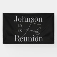 Custom Modern Family Reunion Black Silver Grey