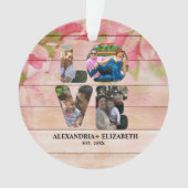 Custom modern love 4 photo collage pour couples (devant)