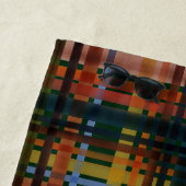 CUSTOM Modern Midcentury Madras Strandlaken (In situ)