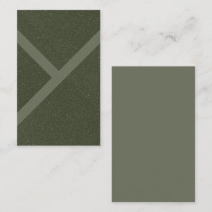 Custom Modern Moss Groen Getextureerd Visitekaartj Visitekaartje