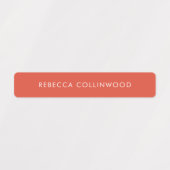 Custom Modern Naam Kleding Labels Kleurrijk (Design 1)