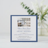 Custom Modern Photo Grand Ouverture Invitation :bl (Debout devant)