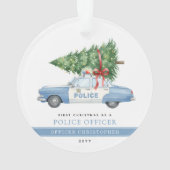 Custom Modern Police Officer First Christmas (dos)
