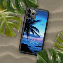 Custom Modern Tropical Island Beach Sunset Foto