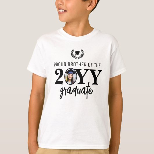 Custom Modern Trots Brother van de Afstuderen T-shirt (Voorkant)