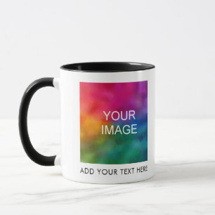 Custom Modern Upload uw foto of eigen Logo 11oz Mok