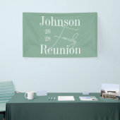 Custom Moderne Family Reunion Sage Green Party Spandoek (Beurs)