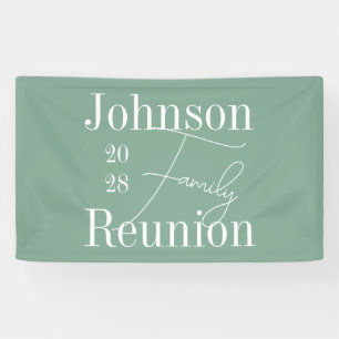 Custom Moderne Family Reunion Sage Green Party Spandoek