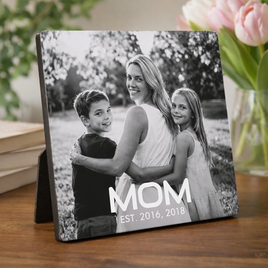 Custom Mom Established Modern Bold Fotoplaat