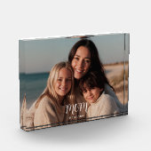 Custom Mom Established Modern Script  Fotoblokken (Links)