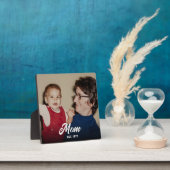Custom Mom Established Modern Script Fotoplaat (Insitu)