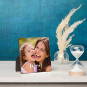 Custom Mom Established Modern Script Photo Fotoplaat (Insitu)