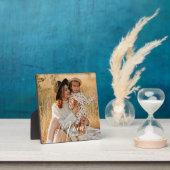 Custom Mom Established Modern Script Photo Plaque Fotoplaat (Insitu)