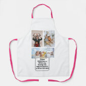 Custom Mom Foto Schort - Gepersonaliseerde Moederd (Voorkant)