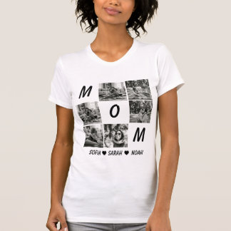 Custom Mom Photo Shirt: Personalized Mothers Day T-shirt