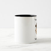 Custom Monkey-Mok -  Tweekleurige Koffiemok (Center)
