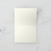 Custom Monogram Chinoiserie Chic, dank u Bedankkaart (Binnen)