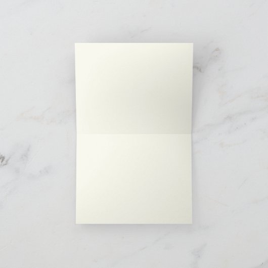 Custom Monogram Chinoiserie Chic, dank u Bedankkaart (Binnen)