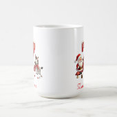 Custom Monogram initial Z merry Christmas  Koffiemok (Center)