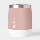 Custom monogram, modern blush roze (Voorkant)