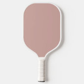 Custom monogram, modern blush roze pickleball paddle (Achterkant)