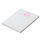 Custom Monogram Notepad - Create Your Own Sticky Notitieblok (Gedraaid)