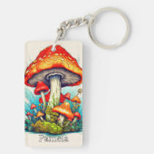  Custom Monogram Psychedelic Mushroom Sleutelhanger (achterkant)