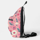 Custom Monogram Roze Enchanted Blooms Sling Bag (Rechts)