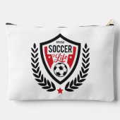 Custom Monogram Soccer Logo Etui (Achterkant)